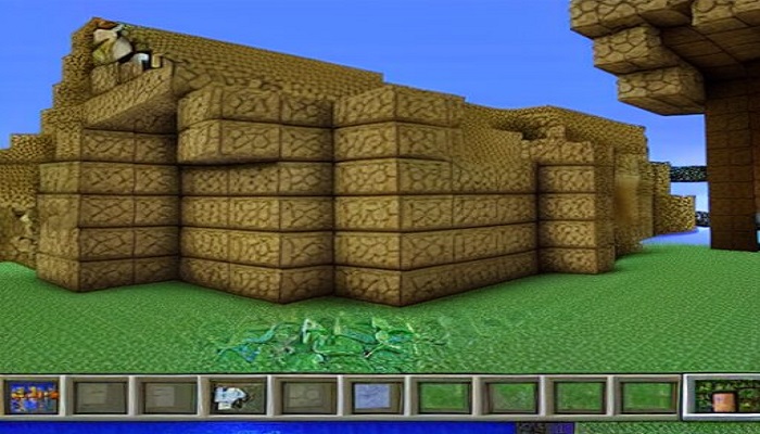 The steps to craft Stone bricks in Minecraft
